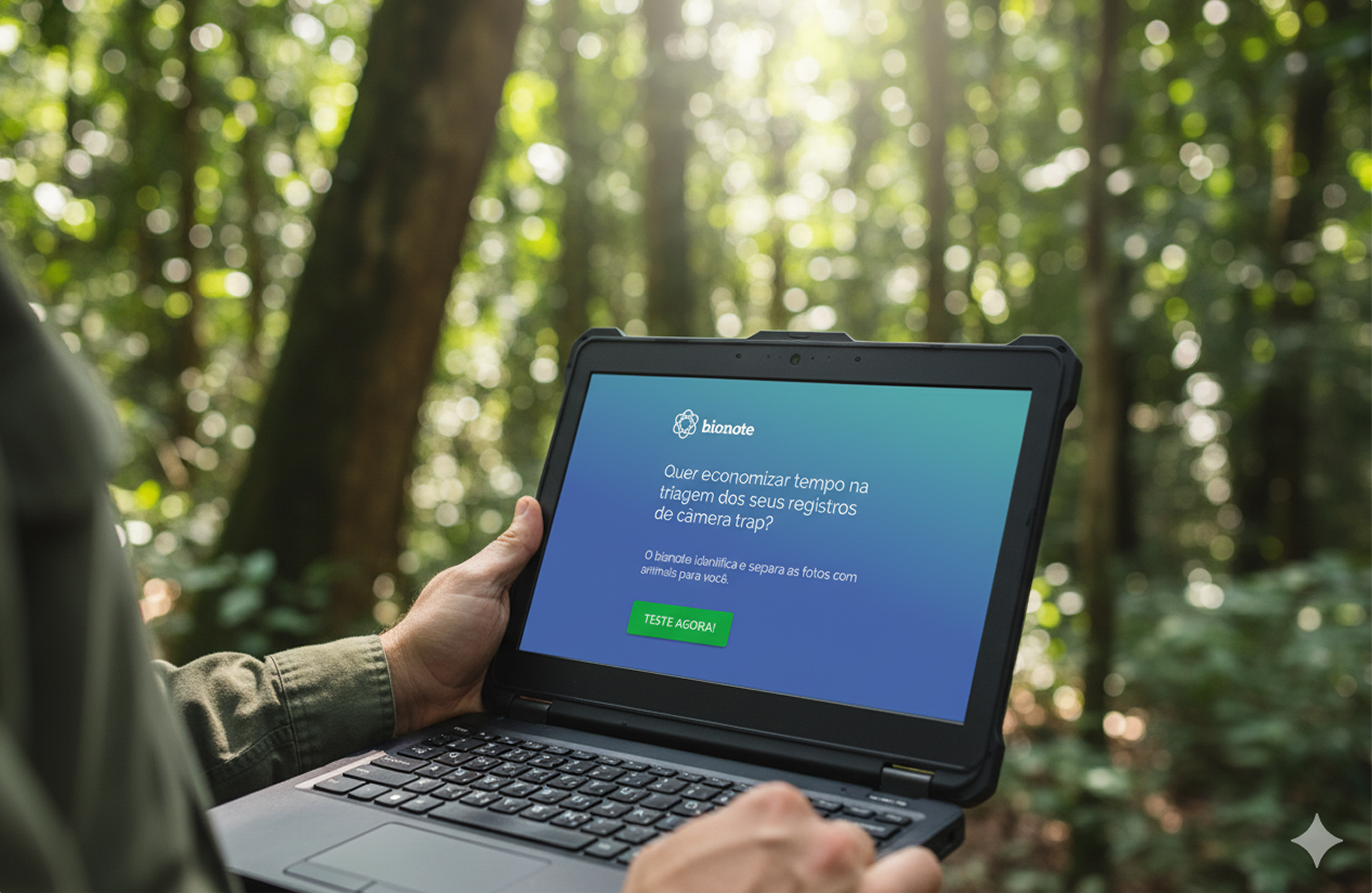 Person working on laptop